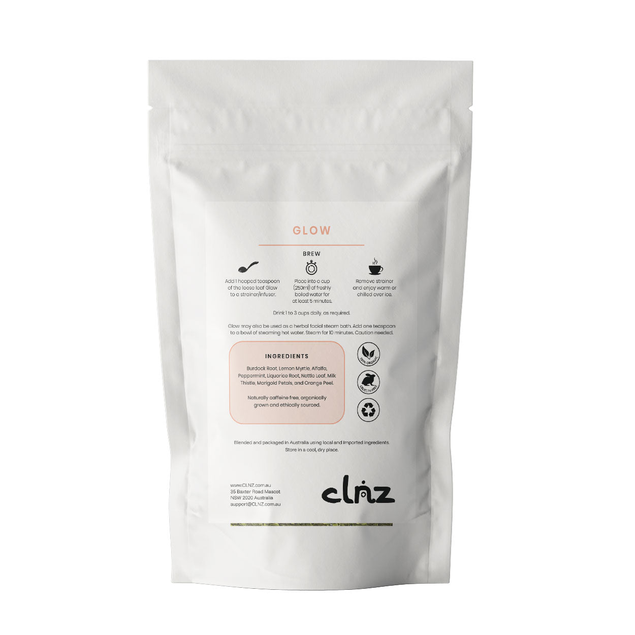 CLNZ: GLOW – Fresh Face Complexion Blend