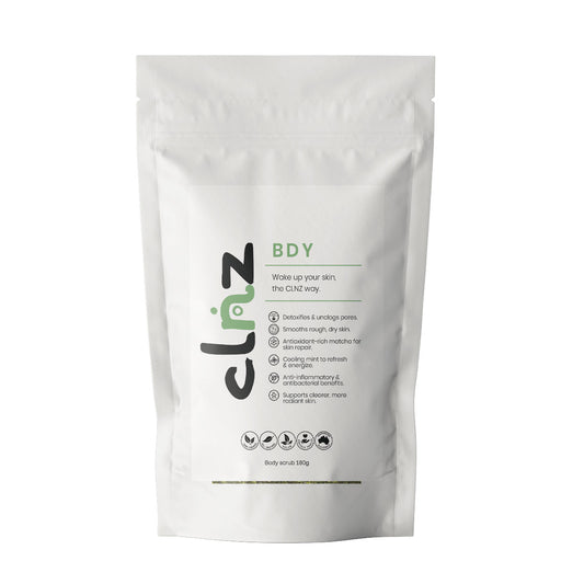 CLNZ: BDY – Matcha Body Scrub
