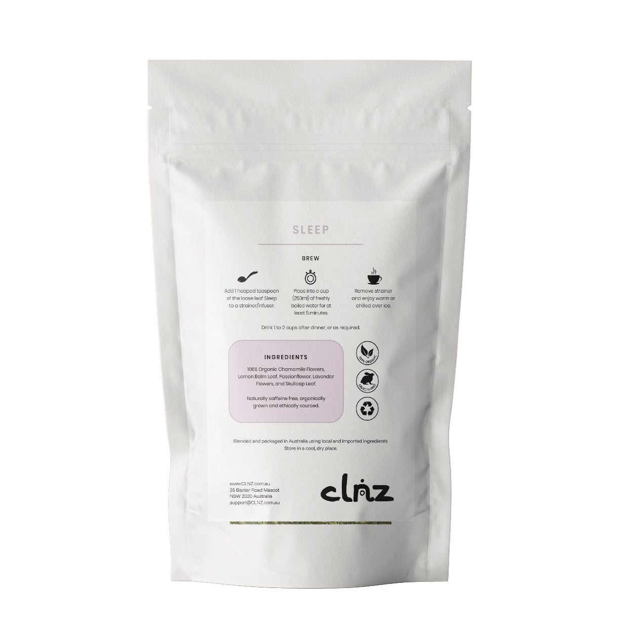 CLNZ: SLEEP – Deep Sleep  Blend